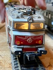 Jouef HO locomotive électrique CC 40101 grise SNCF éclairée permanence # 783 5