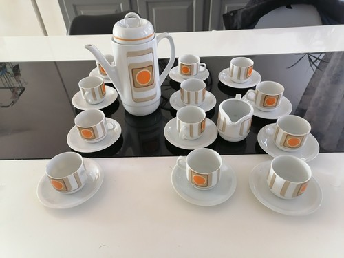 Service café porcelaine - café,