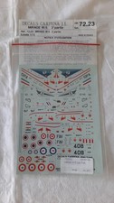 decals carpena mirage III/5 2eme partie 1/72 ref : 72.23