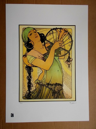 Sérigraphie alfons mucha - sérigraphie,