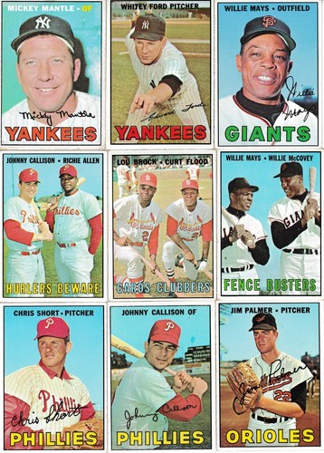 1967 topps baseball 400 700 - 400,