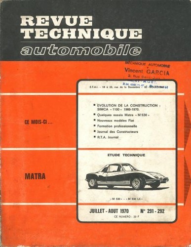 Revue technique automobile