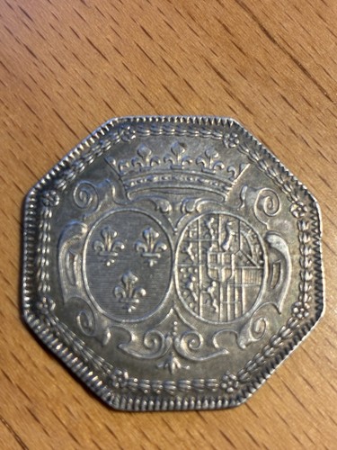 Jeton argent louis xiv - jeton,