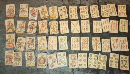 Ancien jeu alluette de - jeu, la