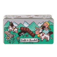 Boîte à chocolat Tablettes Alpes - Derrière la porte