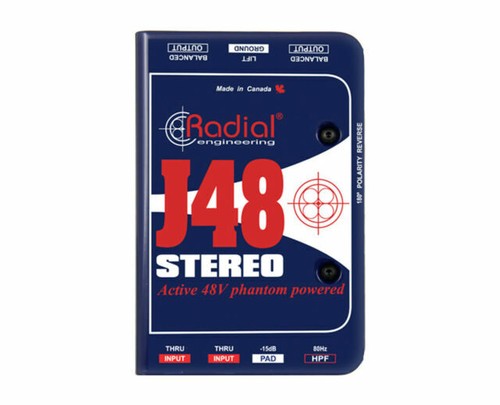 Radial engineering j48 stereo - engineering, j48-stereo