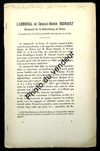 Histoire reims héraldique - histoire, de