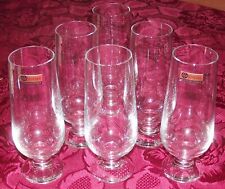 ENSEMBLE DE 6 VERRES SUR PIED