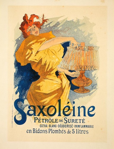 Affiche saxoléine 1896 61 x - 1896,