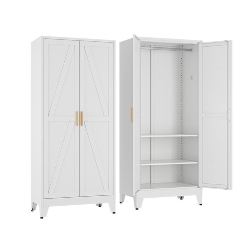Metal armoire cabinet - metal,