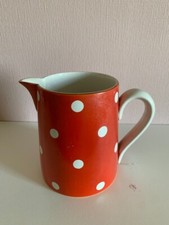 Ancien POT à LAIT Rouge Pois