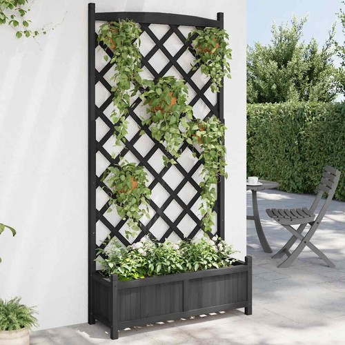 Jardinière avec treillis - jardinière,