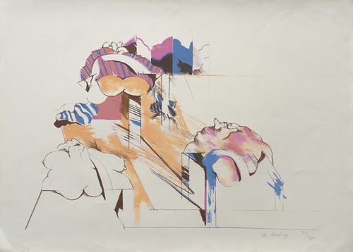 Pierre van soest lithographie - van,