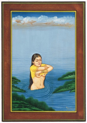 Main miniature femme - femme, peinture