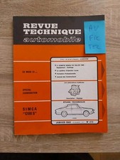 Revue Technique Simca 1200 S