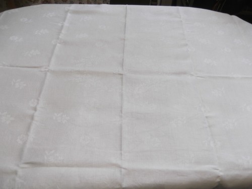 Nappe ancienne damassée - ancienne,, en
