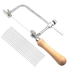 Scie à Chantourner Scie à Bijoux à Cadre Réglable Scie à Métaux Manuelle Scie...