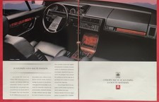 Publicité de presse: Automobile CITROËN XM V6 et Whisky BLACK LABEL 1990