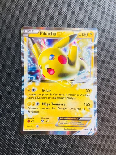 Carte pokémon pikachu - carte, ex