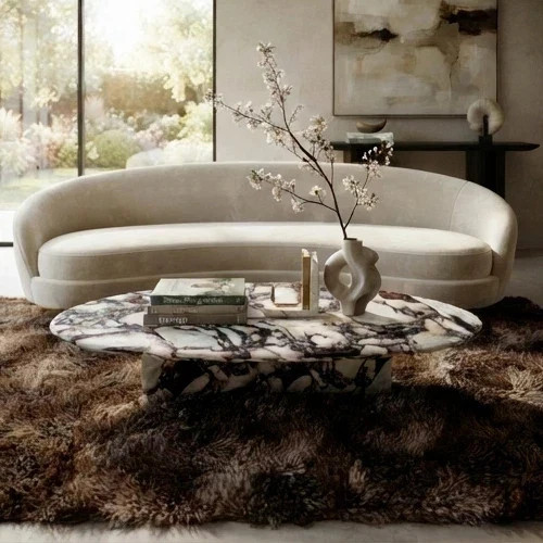 Calacatta viola marble oval - calacatta,