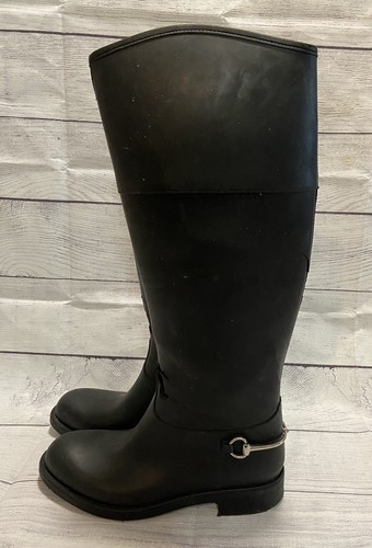 Gucci black horsebit rubber - black,
