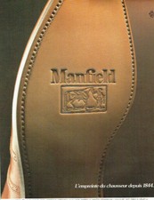 Publicité Advertising 1020 1986  les chaussures Manfield   empreinte