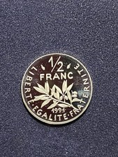 MONNAIE 1/2 Franc semeuse 1991