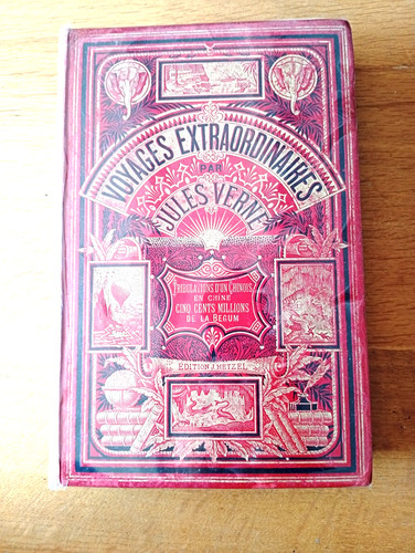 Cartonnage jules verne hetzel - cartonnage,