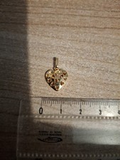 pendentif coeur or 18 carats