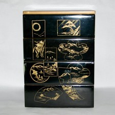 Ancien urushi "chinkin" en