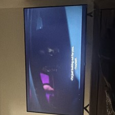Black Flat-Screen TV with