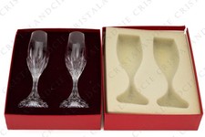 Paire de flûtes à Champagne Masséna en Baccarat Pair of Champagne flutes Masséna