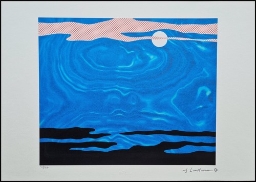 Roy lichtenstein moonscape - moonscape, 50