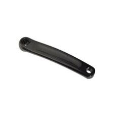 Manivelle vtt gauche long. 175mm alu noir mat avec carré decalé/inversé neuve