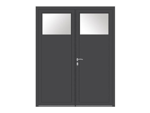 Porte service aluminium - service, 2