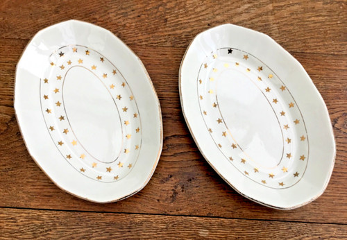 Lot ravier plat - ancien, digoin