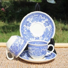 Set de 2 tasses à café + soucoupes faïence de Villeroy & Boch modèle Burgenland