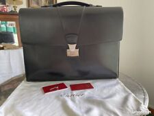 Sac sacoche porte-documents serviette deux soufflets Must de Cartier en cuir