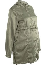 Veste longue de maternité à capuche taille 36 olive femme veste longue neuve