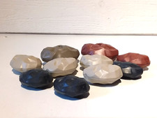 PLAYMOBIL LOT ROCHERS/ CONSTRUCTION CHANTIER WESTERN MINE TOMBEREAU ENGINS