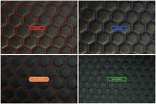 Tissu d'ameublement de voiture en simili cuir grainé vinyle matelassé...