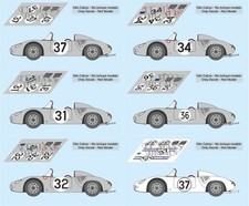 Décal Porsche 718 RSK Le Mans