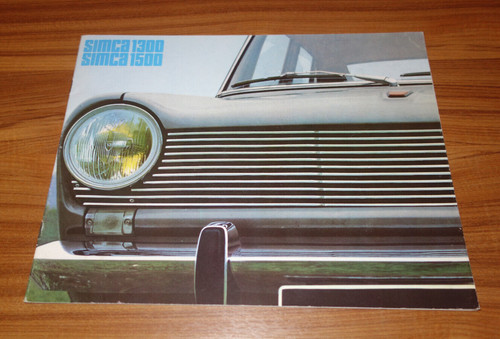 Catalogue simca 1300 - simca, 1500
