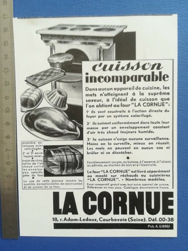 Pub ancienne advert clipping - clipping,