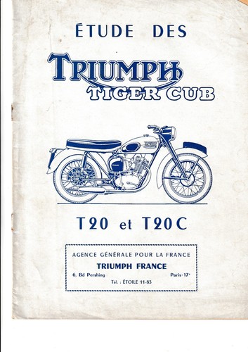 Triumph etude des tiger - triumph,