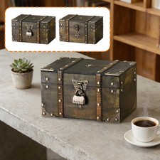 Coffre de rangement vintage en