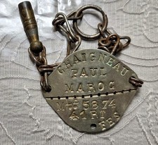 Plaque identité 41 éme