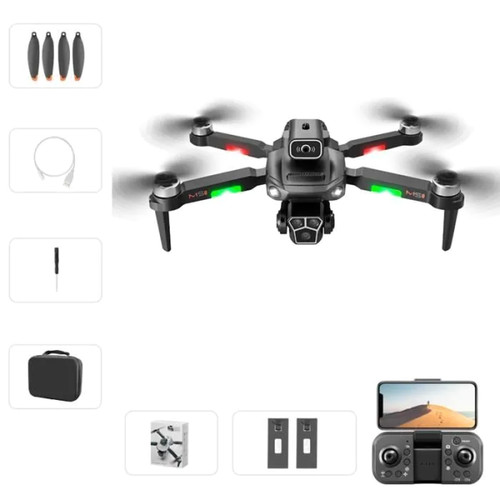 Drone 3 caméras - hd,