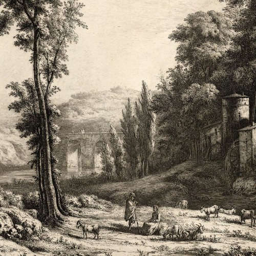 Claude lorrain paysage - lorrain, au