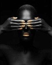 Peinture par numéros cadre en bois obscurité